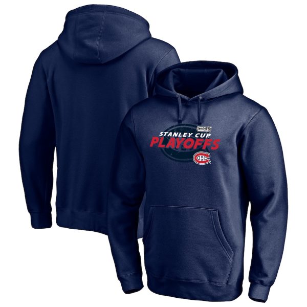 Captivating Montreal Canadiens 2021 Stanley Cup Playoffs Bound Turnover Pullover Hoodie Royal to exhibit your team allegiance