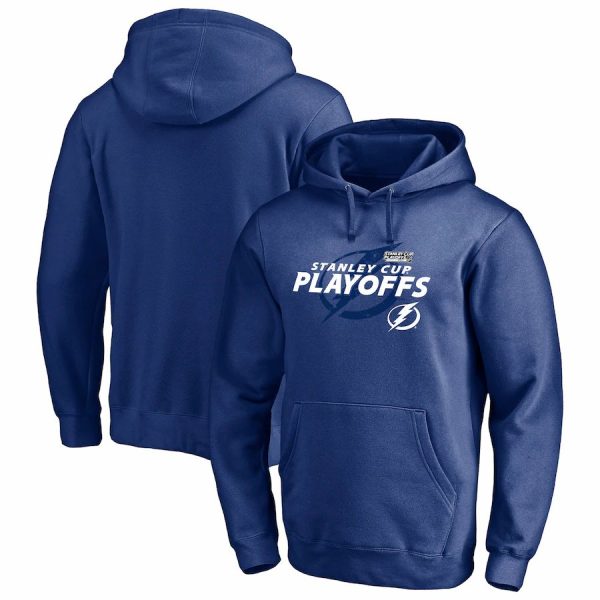 Charming Tampa Bay Lightning 2021 Stanley Cup Playoffs Bound Turnover Pullover Hoodie Royal as a prized hockey collectible