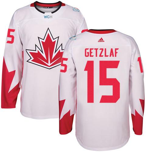 Superb Team CA. #15 Ryan Getzlaf White 2016 World Cup Stitched NHL Jersey to back your beloved Sabres athletes