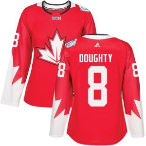 Magnificent Team Canada #8 Drew Doughty Red 2016 World Cup Women's Stitched NHL Jersey for dedicated Sabres supporters