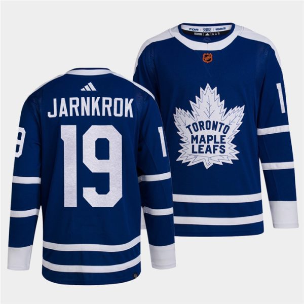 Superb Toronto Maple Leafs #19 Calle Jarnkrok Men's adidas Reverse Retro 2.0 Authentic Player Jersey Blue for premium game day attire