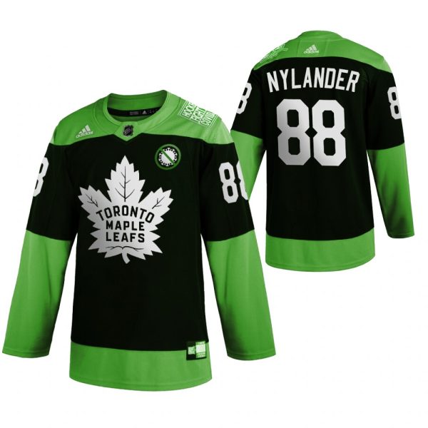 Stunning Toronto Maple Leafs #88 William Nylander Men's Adidas Green Hockey Fight nCoV Limited NHL Jersey for a memorable match day
