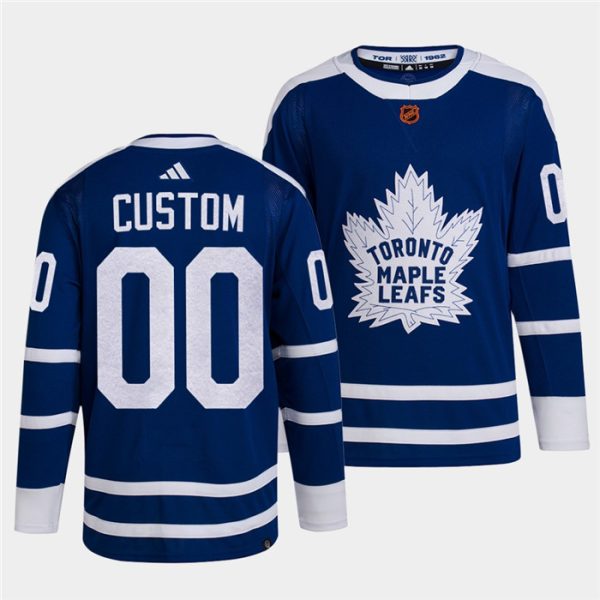 Alluring Toronto Maple Leafs Custom Men's adidas Reverse Retro 2.0 Authentic Player Jersey Blue for a memorable match day