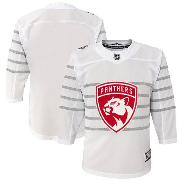 Glamorous Youth Florida Panthers White 2020 NHL All Star Game Premier Jersey to augment your hockey keepsake collection